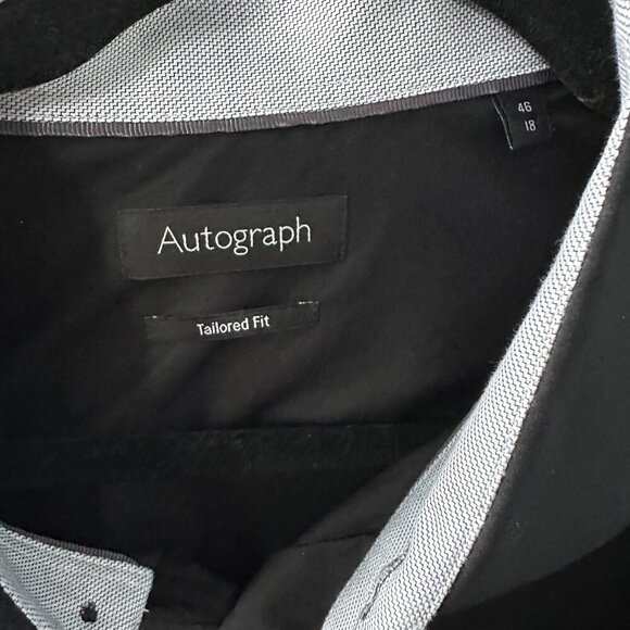 Black Marks & Spencer Autograph Tailored Fit Size 18 Dress Shirt x 2 - Picture 13 of 13